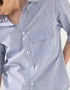 STRIPED PATCH POCKET SHIRT